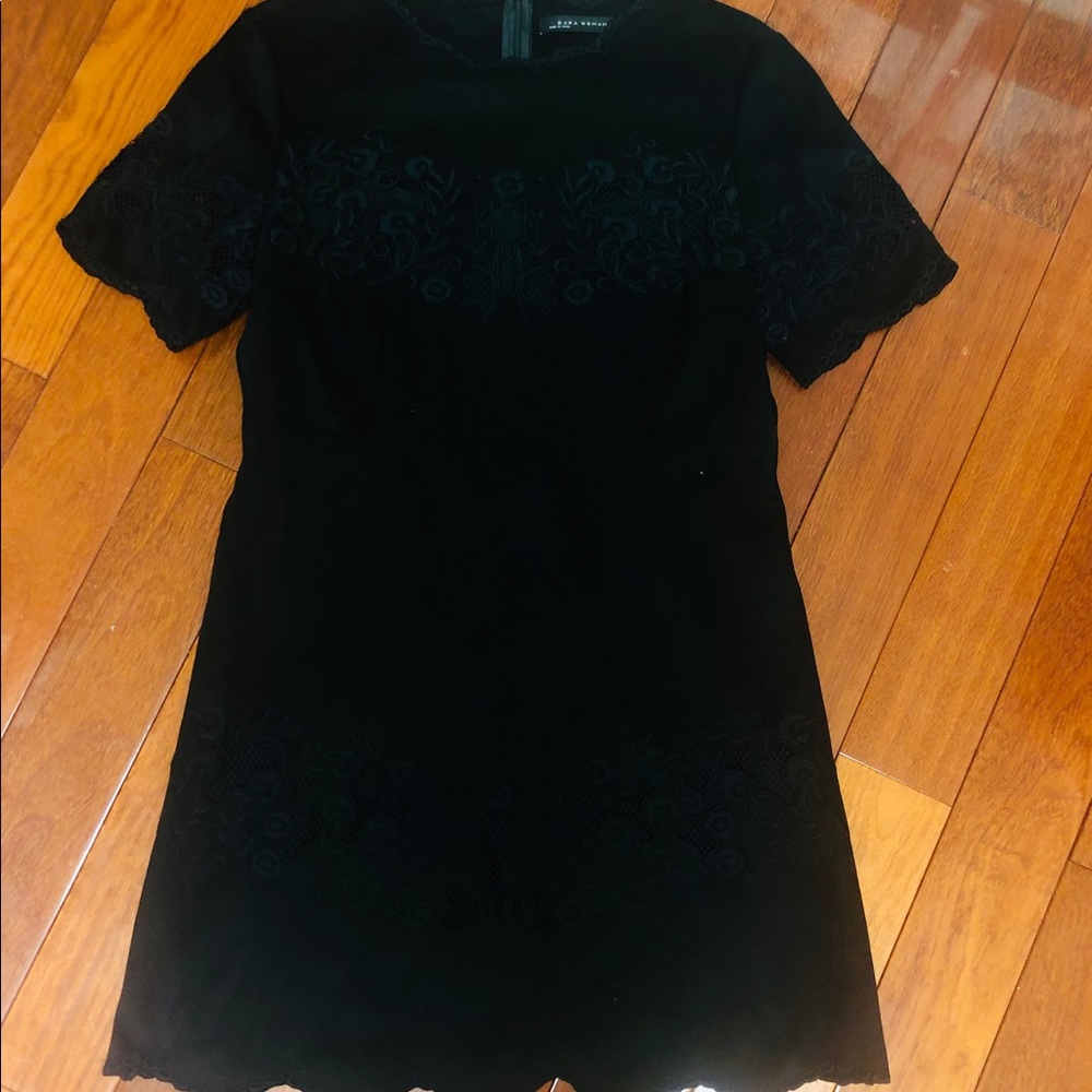 Zara Vegan Suede Dress